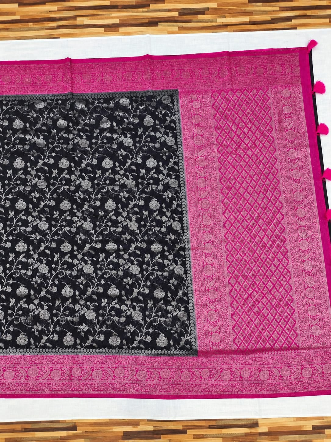 Tussar Linen Saree