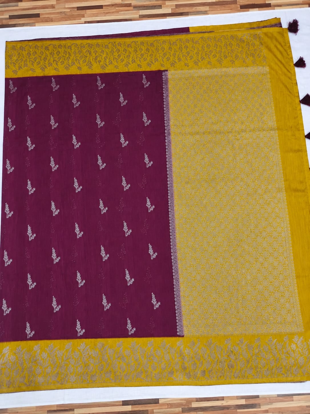 Tussar Linen Saree