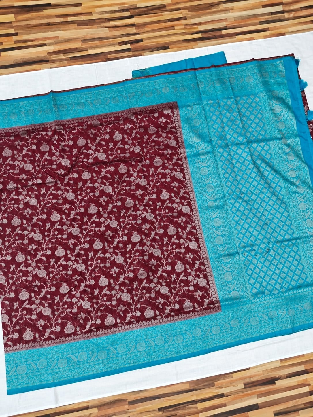 Tussar Linen Saree